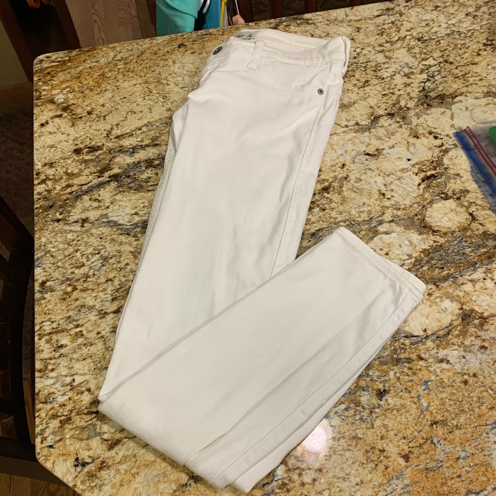 Abercrombie (kids) white skinny jeans